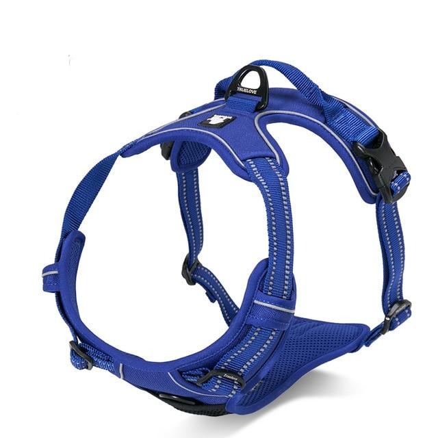 Reflective Dog Harness With Front and Back Clip Pet Collars &amp; Harnesses Best Pet Store Royal Blue X Small 