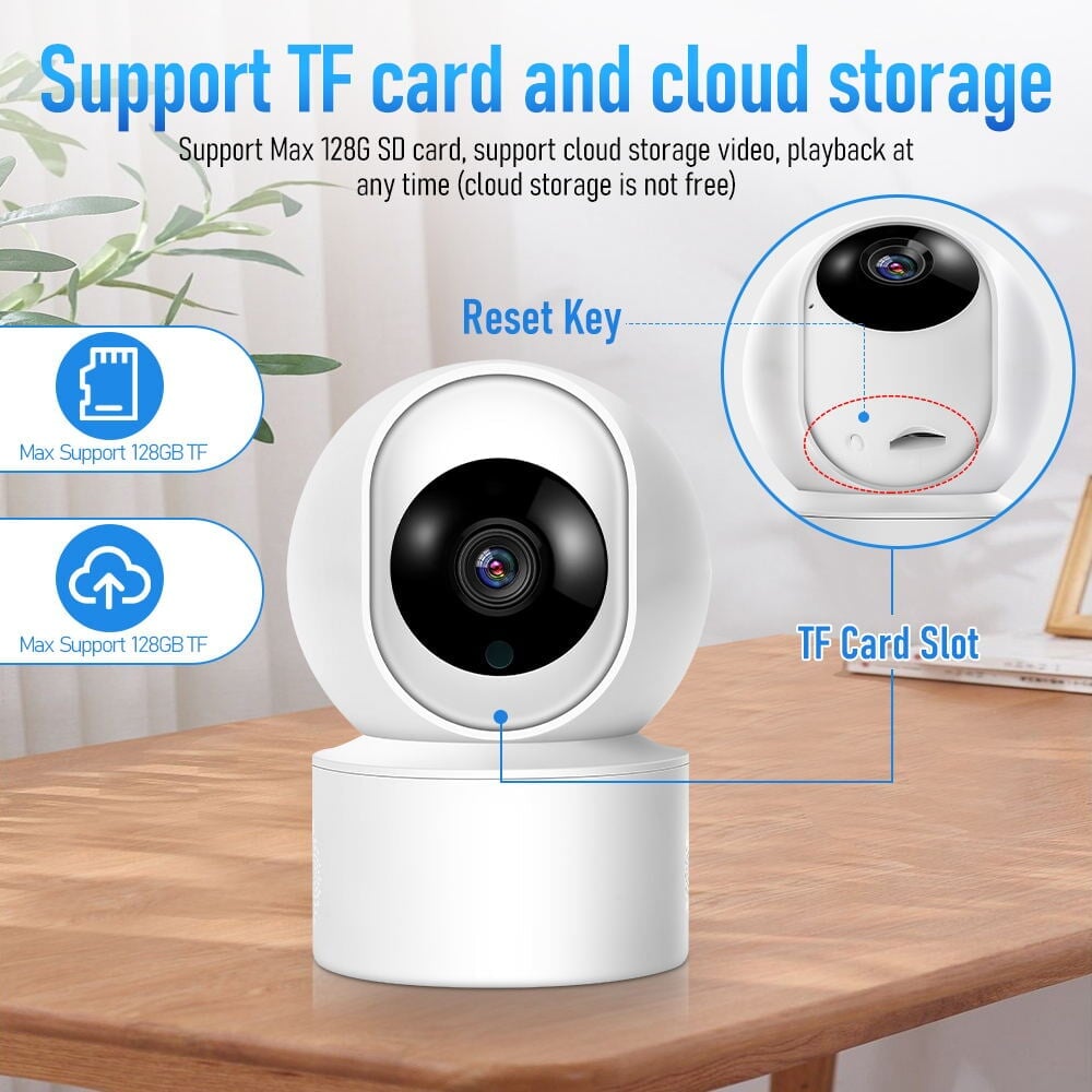 5MP HD WiFi Pet Camera With Live Video Calling Surveillance Cameras Best Pet Store 