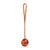 Bite Resistant Rubber Dog Ball on a Rope Dog Toys Best Pet Store Orange 