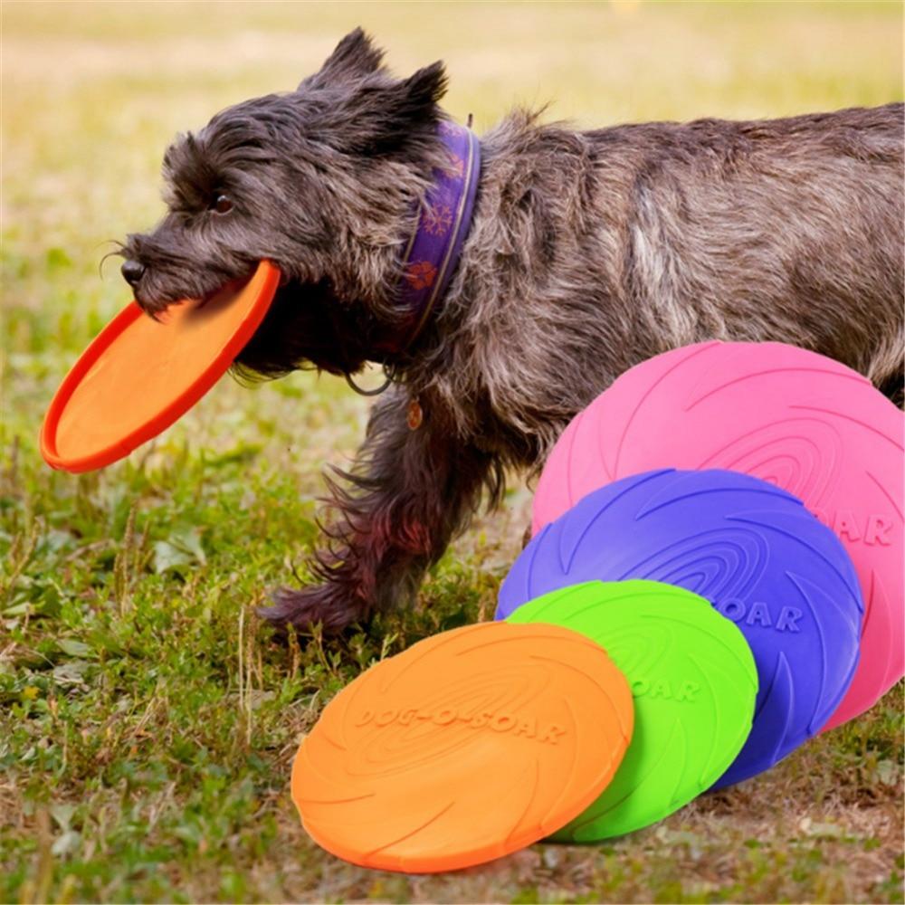Bite Resistant Silicone Dog Frisbee Dog Toys Best Pet Store 