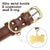 Customised Leather ID Nameplate Dog Collar Pet Collars & Harnesses Best Pet Store 