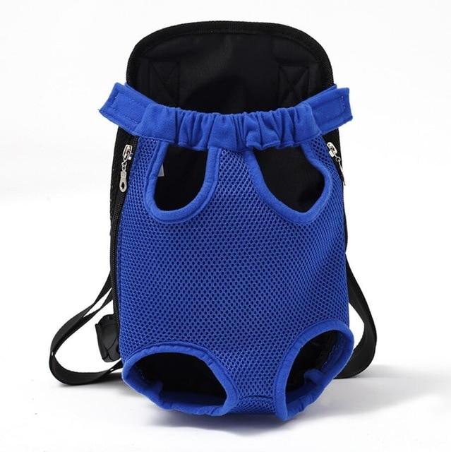 Dog Carrier Chest Backpack 10 Colours! Pet Collars & Harnesses Best Pet Store Blue Small 