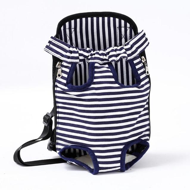 Dog Carrier Chest Backpack 10 Colours! Pet Collars & Harnesses Best Pet Store White Stripe Small 