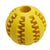Dog Food Rubber Ball Toy Dog Toys Best Pet Store Yellow 5cm Diameter 