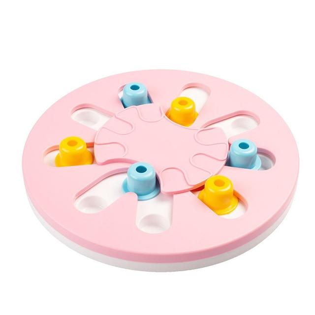 Dog Interactive Slow Feeder Puzzle Dog Toys Best Pet Store Pink 