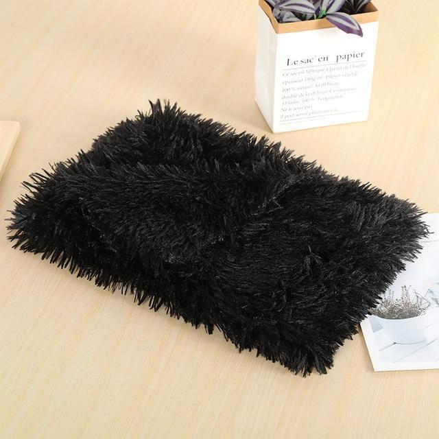 Fluffy Pet Blanket 15 Colours! Dog Beds Best Pet Store Black Small 