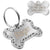 Personalised Engraved Pet ID Tag Pet ID Tags Best Pet Store Bling Bone Silver 