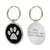 Personalised Engraved Pet ID Tag Pet ID Tags Best Pet Store Paw Disc Black 