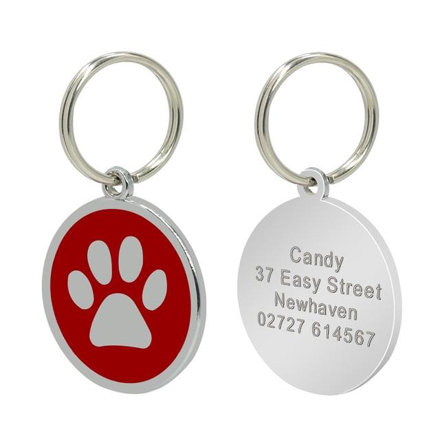 Personalised Engraved Pet ID Tag