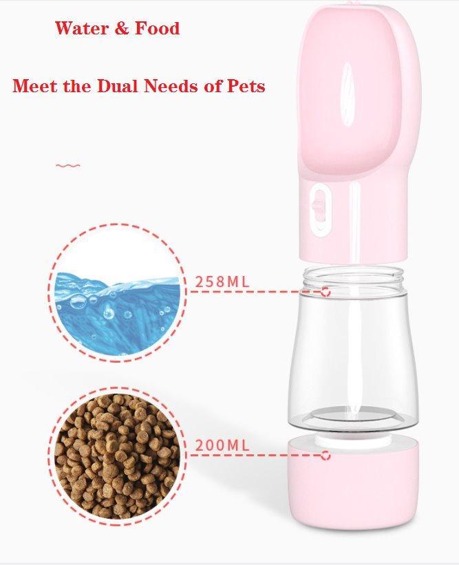 Portable Pet Water and Food Bottle Pet Bowls, Feeders & Waterers Best Pet Store 