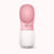 Portable Pet Water Bottle 3 Colours! Pet Bowls, Feeders & Waterers Best Pet Store Pink 350ml 