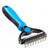 Professional Pet Rake Shedding Brush Pet Combs & Brushes Best Pet Store Blue Thick Fur 75x160mm