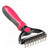 Professional Pet Rake Shedding Brush Pet Combs & Brushes Best Pet Store Pink Thick Fur 75x160mm