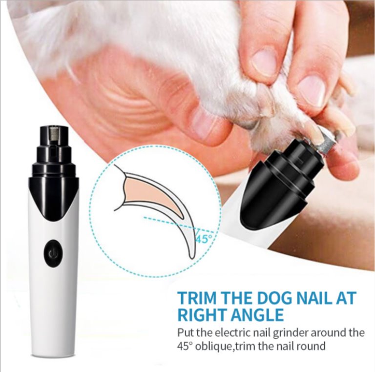 CASFUY 2-Speed Electric Dog Nail Grinder with LED Light, Purple - Chewy.com