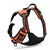 Reflective Dog Harness With Front and Back Clip Pet Collars & Harnesses Best Pet Store Orange X Small 