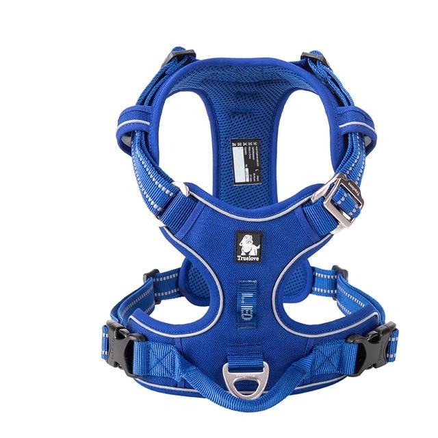Reflective Heavy Duty Dog Leash Harness Pet Collars & Harnesses Best Pet Store Royal Blue X Small 