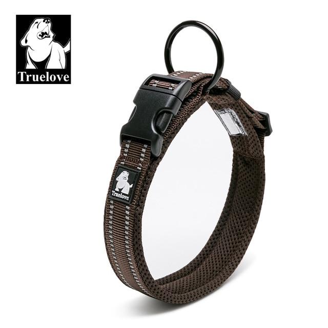 Reflective Mesh Padded Dog Collar Pet Collars & Harnesses Best Pet Store Black XX Large 