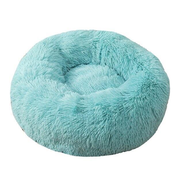 Replacement Cover- Soft and Fluffy Plush Calming Pet Bed With Removable Cover Dog Beds Best Pet Store Teal Green Replacement Cover - Small 50CM 