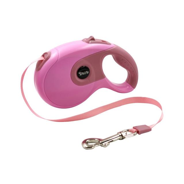 Pink extendable dog lead deals