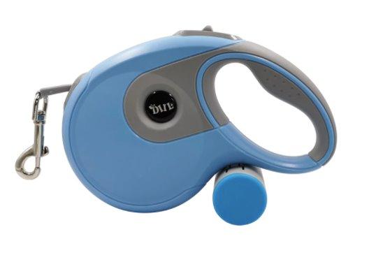 Retractable Dog Leash With Poo Bag Holder Pet Leashes Best Pet Store Blue 5m with Poo Bag Holder 