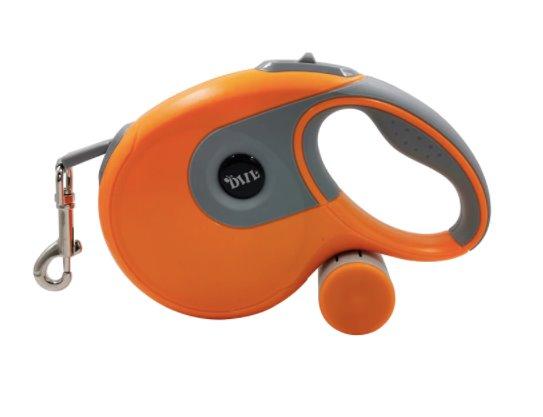 Retractable Dog Leash With Poo Bag Holder Pet Leashes Best Pet Store Orange 5m with Poo Bag Holder 