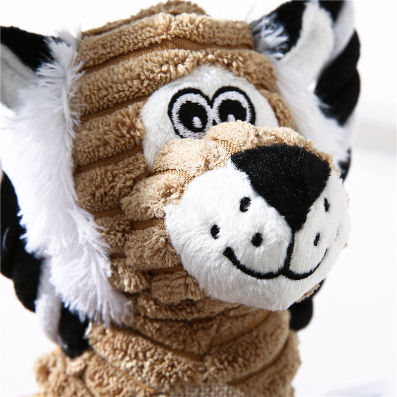 Rope & Squeak Plush Dog Chew Toy Dog Toys Best Pet Store 