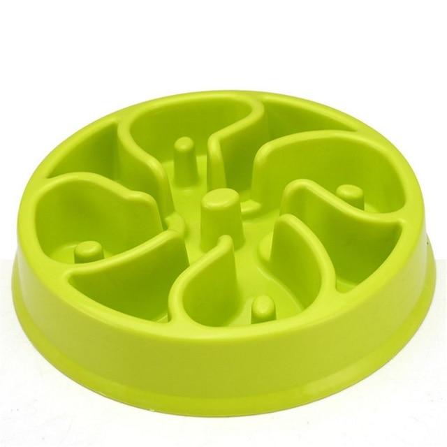 Green slow feeder for sales dogs