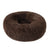 Soft and Fluffy Plush Calming Pet Bed With Removable Cover Dog Beds Best Pet Store Coffee Small 50CM 