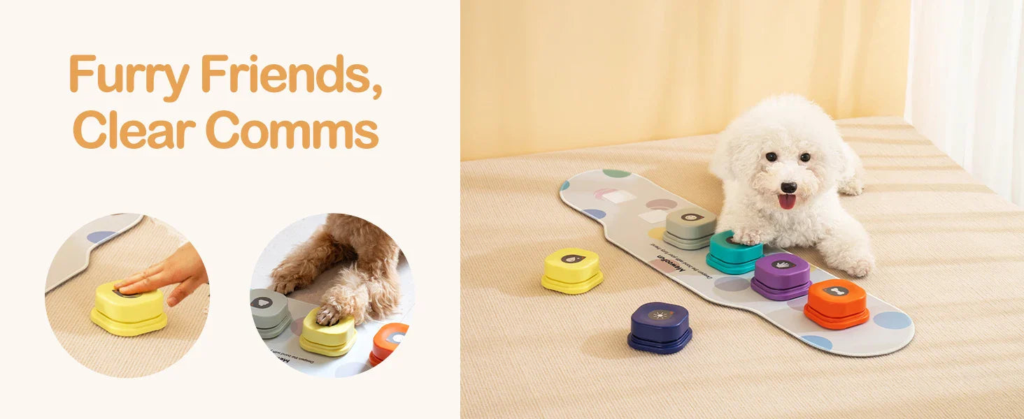 Voice Recording Buttons Dog Toy - Best Pet Store