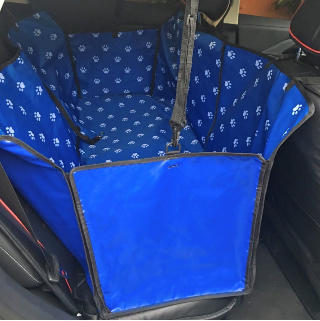 Waterproof Pet Car Back Seat Protector Pet Carriers & Crates Best Pet Store Blue 